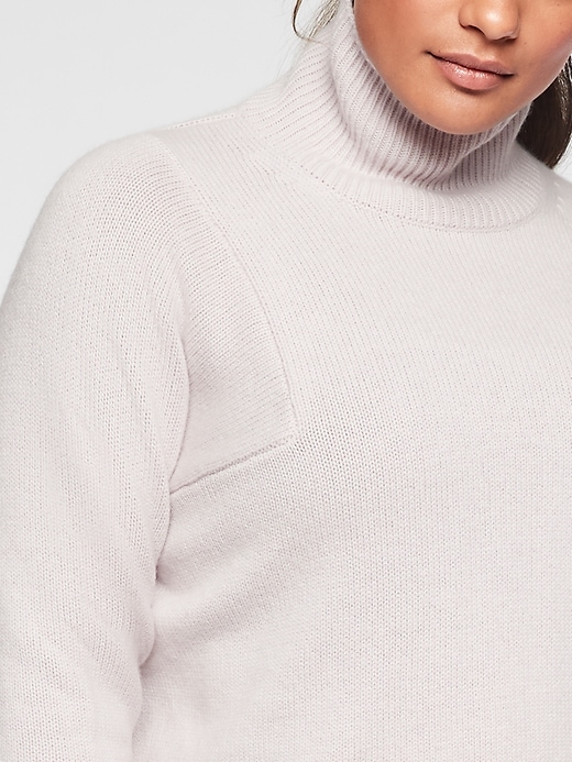 Image number 3 showing, Bedford Wool Cashmere Turtleneck Sweater