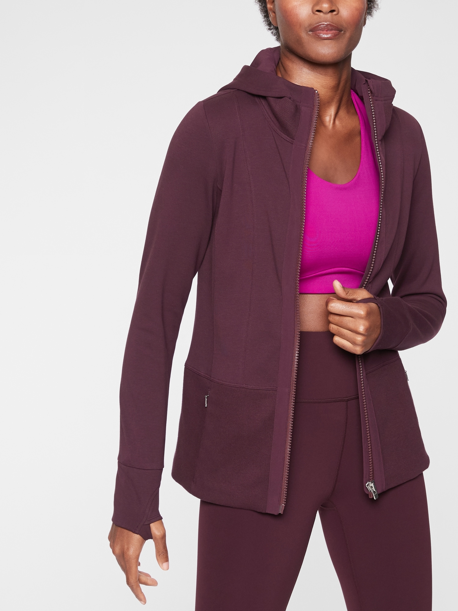 Athleta fitted victory hoodie on sale