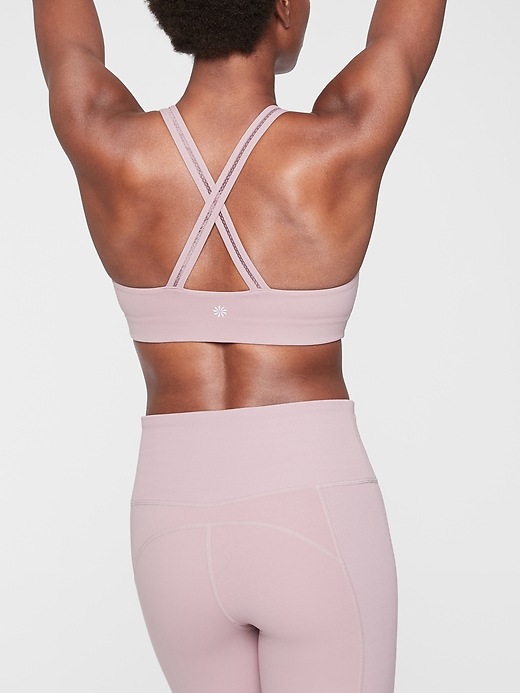 Image number 1 showing, Hyper Focused Lace Trim Bra In Powervita&#153