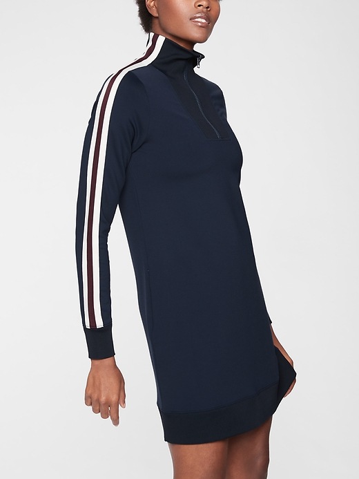 Image number 1 showing, Circa Track Sweatshirt Dress