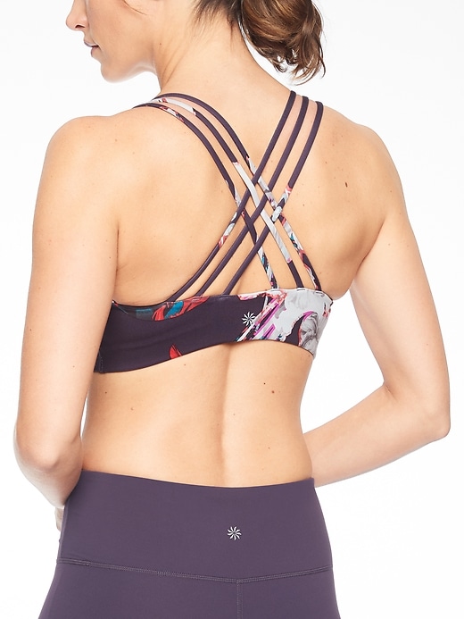 1 of 8 showing, with the color New Botanical of product Hyper Focused Print Bra In Powervita™