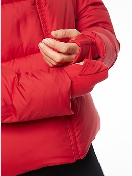 Athleta snow clearance down reflective jacket