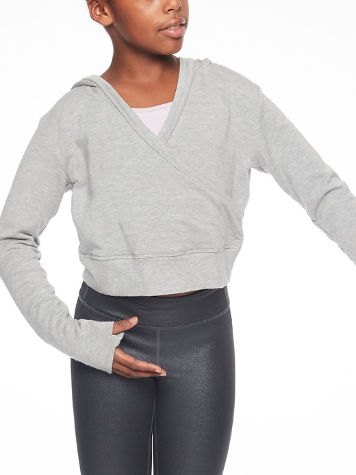 Image number 1 showing, Athleta Girl That&#39s A Wrap Hoodie