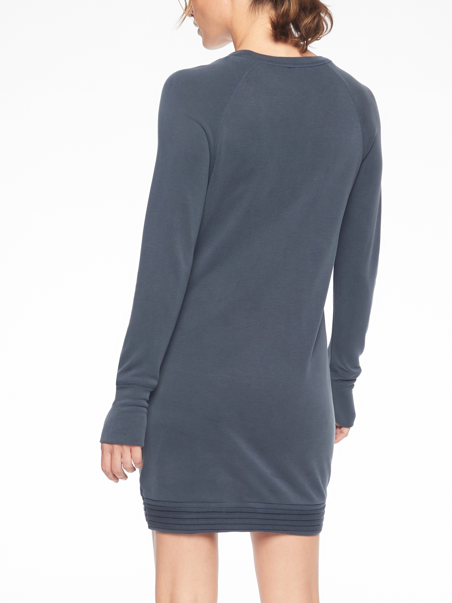 Criss cross hem outlet sweatshirt