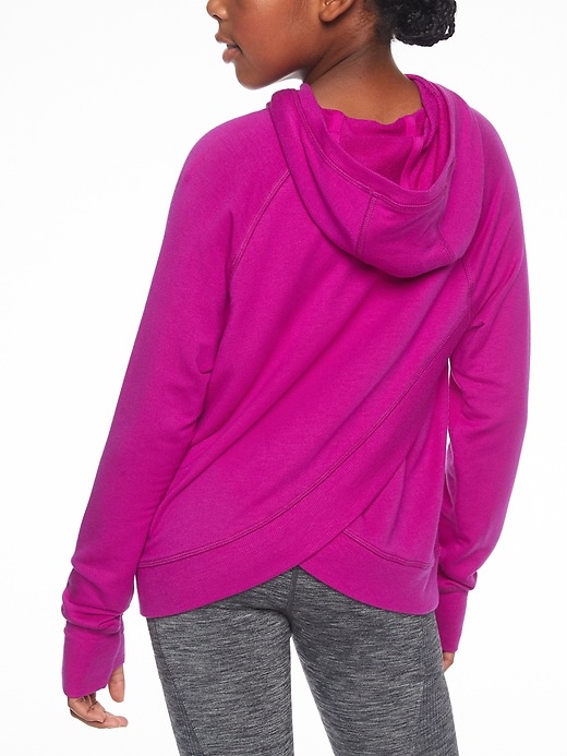 View large product image 1 of 1. Athleta Girl Criss Cross Hoodie