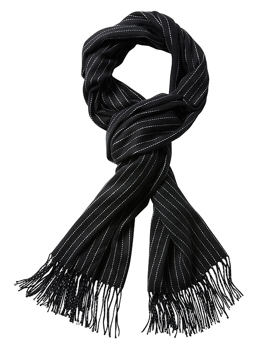 View large product image 1 of 1. Pinstripe Scarf