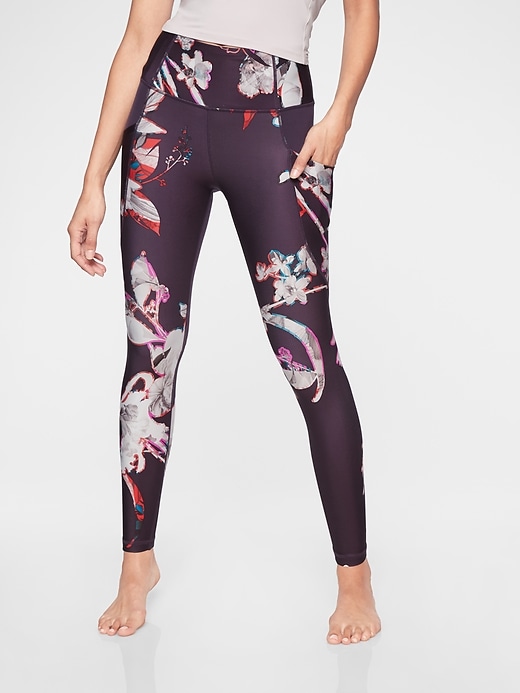 View large product image 1 of 1. Stash Pocket Floral Salutation Tight In Powervita&#153