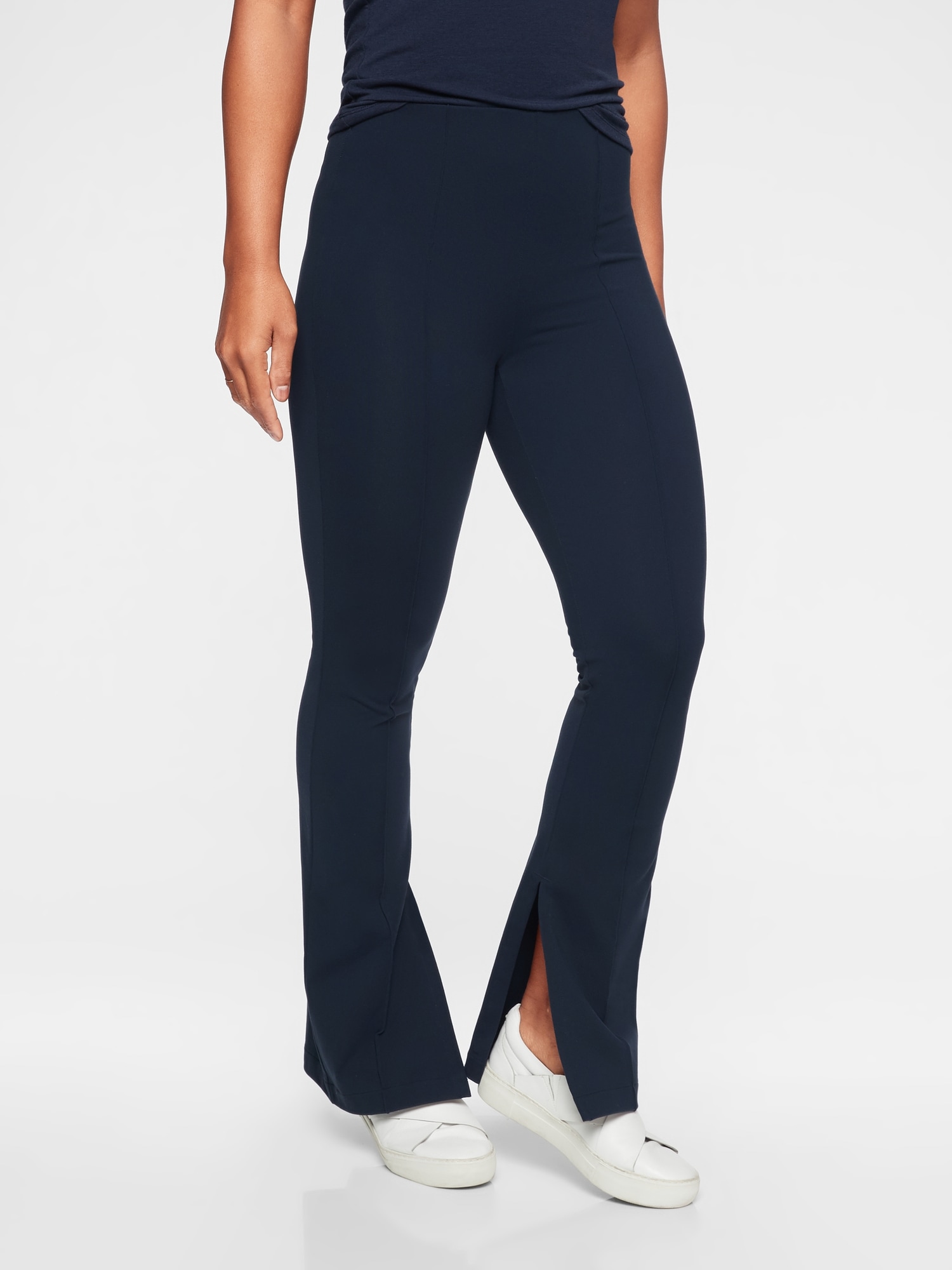 Athleta, Pants & Jumpsuits, Athleta Straight Up Pant Size Extra Small Xs  Navy Blue Leggings Mid Rise Yoga