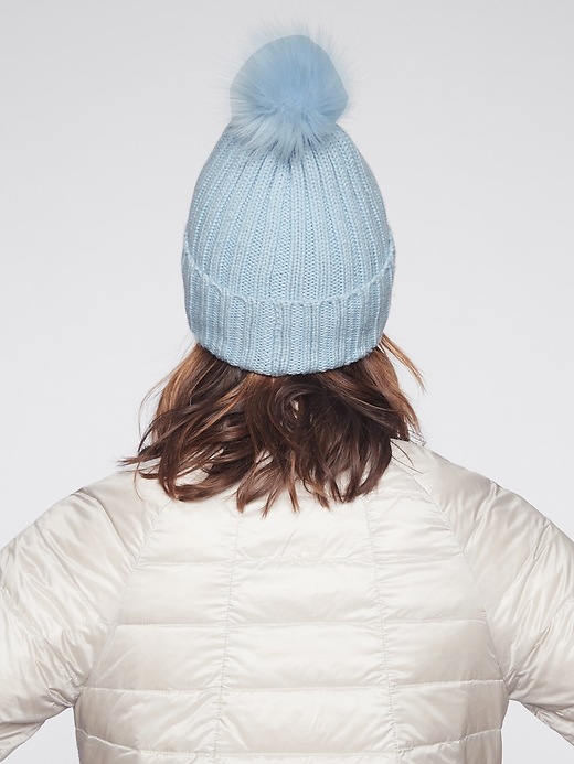Image number 3 showing, Ribbed Beanie with Pom
