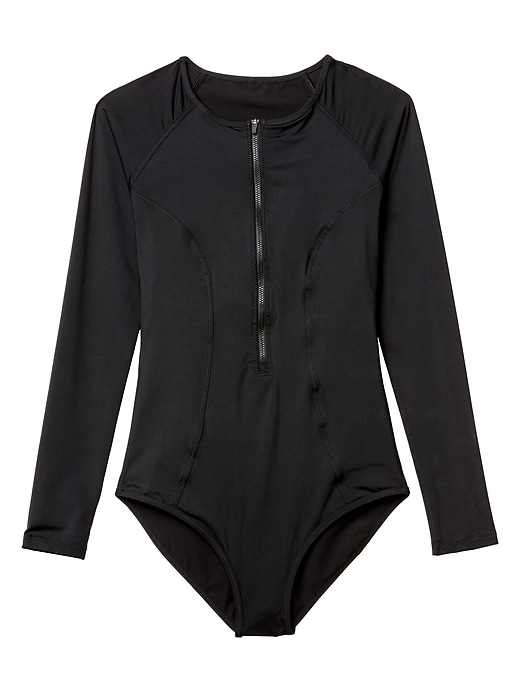 Image number 4 showing, Cortes Long Sleeve One Piece Swimsuit