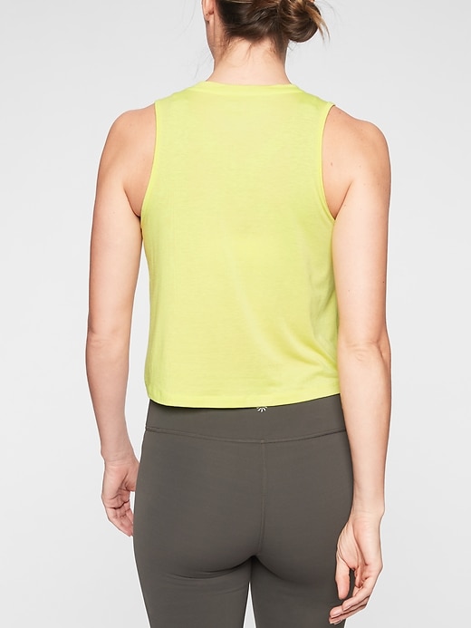 2 of 8 showing, with the color Fiber Optic of product Studio Crop Tank