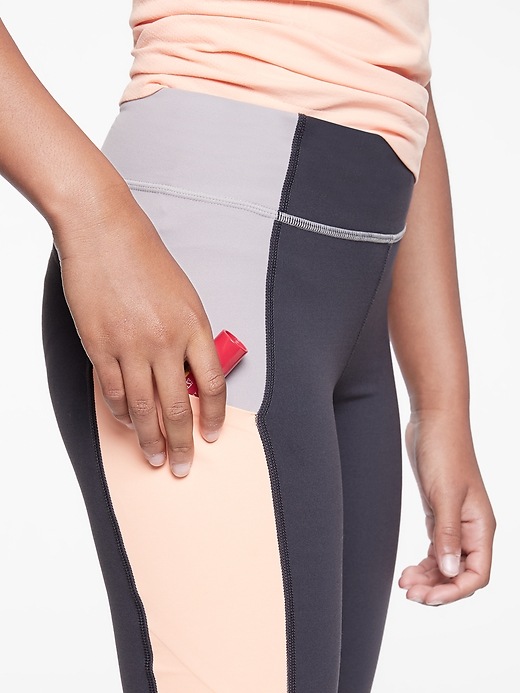 Image number 3 showing, Athleta Girl Colorblock Stash Pocket Tight
