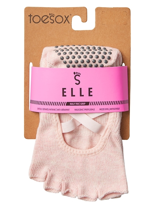 toesox Elle Full Toe Multi Pack - Grip Non-Slip Toe Socks for