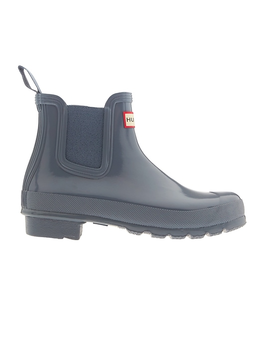 1 of 8 showing, with the color Gull Grey of product Original Chelsea Gloss Rainboot by Hunter®