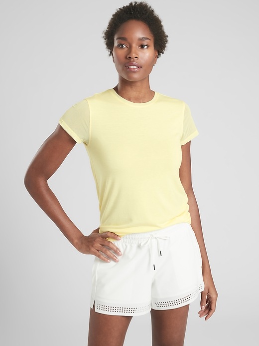1 of 8 showing, with the color Pineapple Whip of product Cloudlight Hybrid Tee