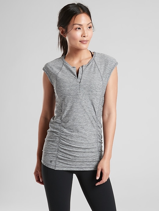 Image number 1 showing, Pacifica Contoured Heather Tank