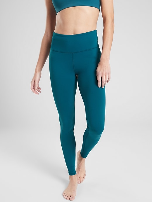 Athleta Leggings Womens XS Green High Rise Chaturanga Compression Pants  Yoga 