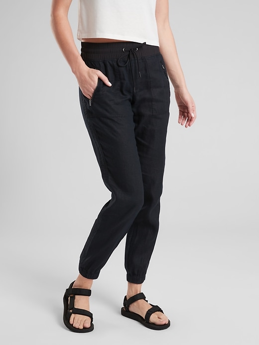 View large product image 1 of 1. Cabo Linen Jogger