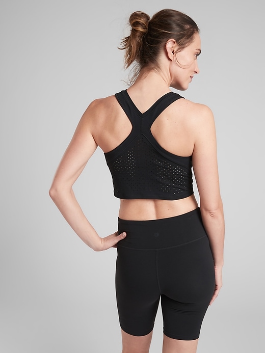 1 of 8 showing, with the color Black of product Shanti Long Line Tank