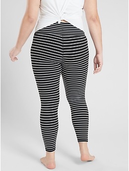 THE UPSIDE Sirena striped stretch recycled 7/8 leggings