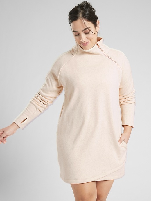 Image number 3 showing, Cozy Karma Asym Sweatshirt Dress