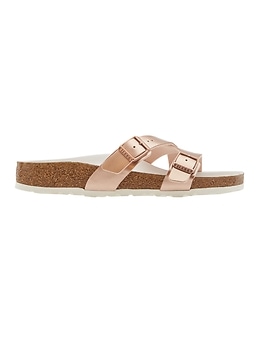 Birkenstock yao discount metallic slide sandal