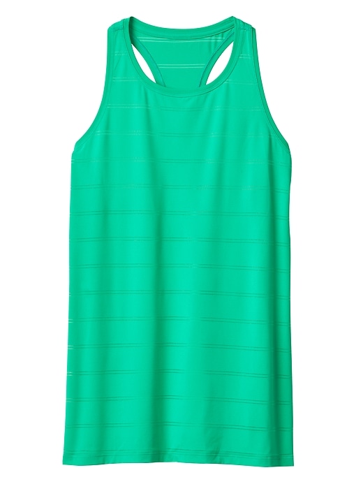 High Neck Chi Double Stripe Tank | Athleta