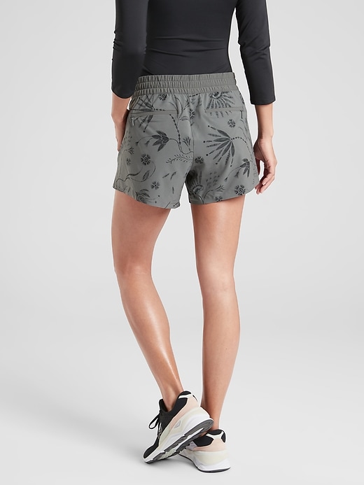 2 of 8 showing, with the color Wildflower Herb Olive of product Printed Baja Short
