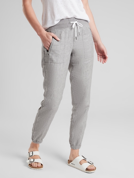 View large product image 1 of 2. Cabo Linen Jogger