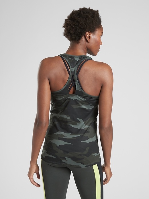 View large product image 1 of 1. Limitless Camo Keyhole Tank