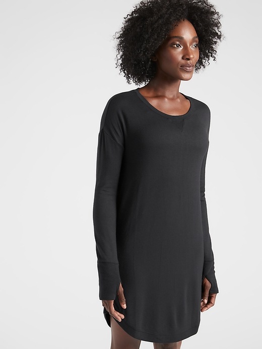View large product image 1 of 1. Recharge Sweatshirt Dress