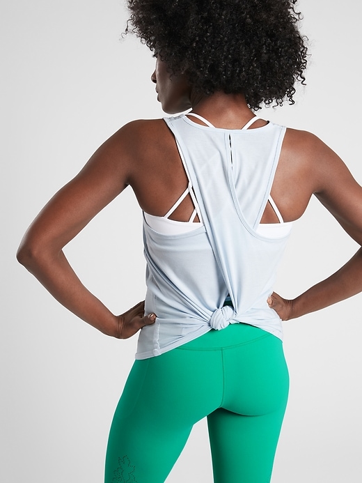 View large product image 1 of 1. Essence Vital Tie Back Tank