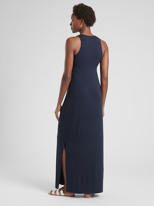 2 of 8 showing, with the color Navy of product Santorini Maxi Dress