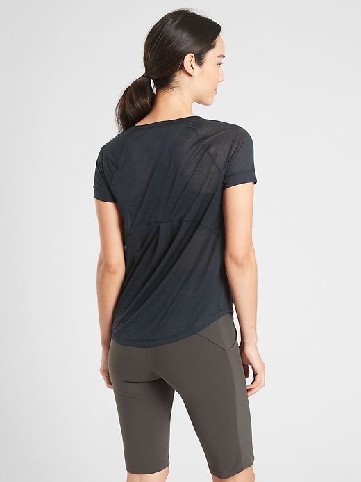 2 of 8 showing, with the color Black of product Vapor Tee