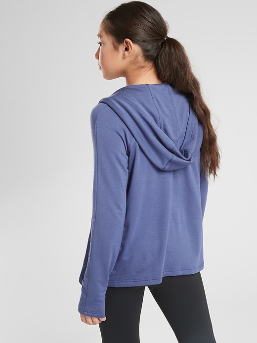 View large product image 2 of 3. Athleta Girl Got You Covered Wrap Hoodie