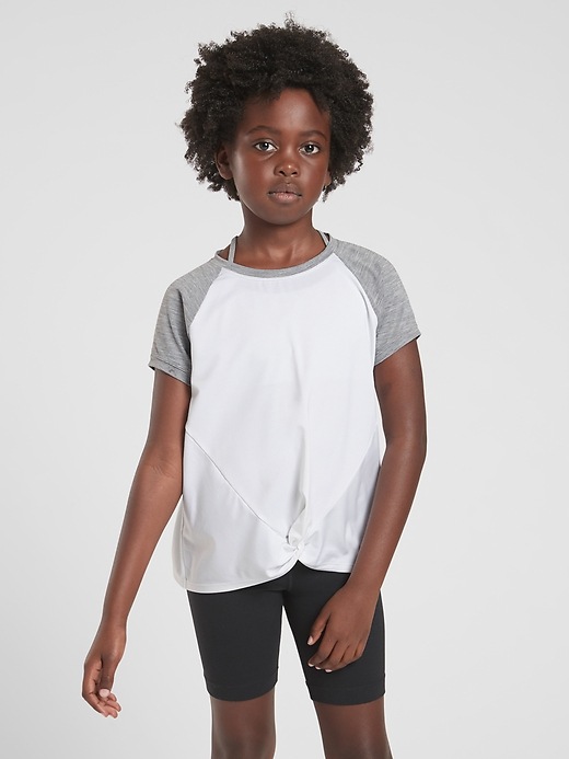 View large product image 1 of 3. Athleta Girl Home Run Tee
