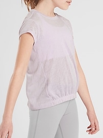 View large product image 3 of 3. Athleta Girl Front Runner Tee