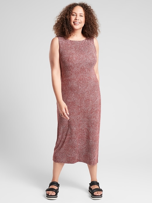 Image number 3 showing, Santorini Midi Printed Dress
