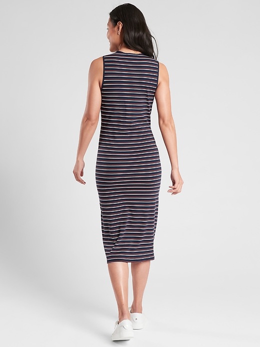 View large product image 2 of 3. Sunstream Striped Midi Dress