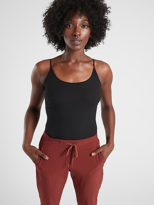 1 of 8 showing, with the color Black of product Essence Strappy Bodysuit