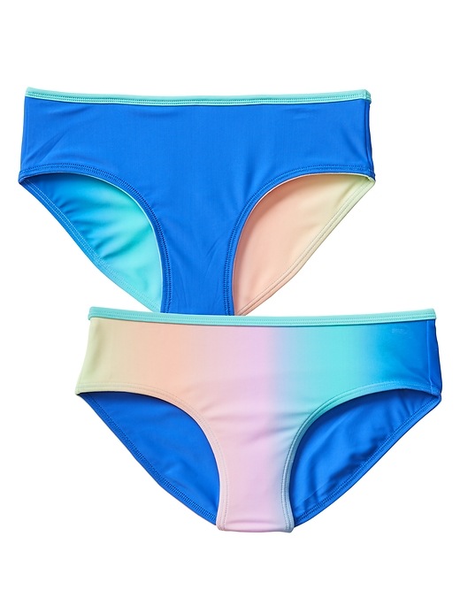 1 of 8 showing, with the color All Day Ombre of product Athleta Girl Soak Up The Fun Reversible Bikini Bottom