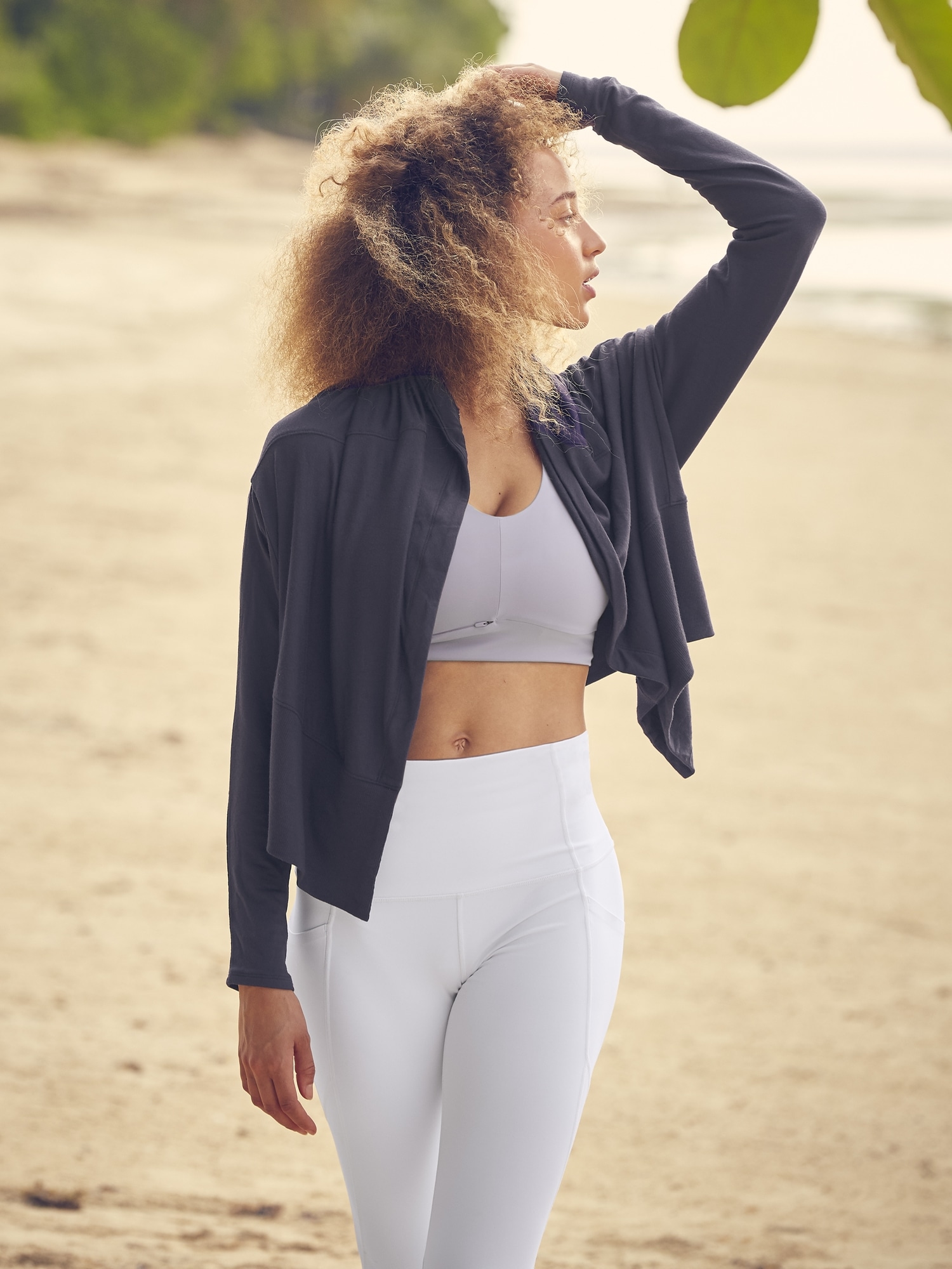Nike Studio Yoga Wrap Top Womens Small Black Short Sleeve Tie Front Dri Fit  New