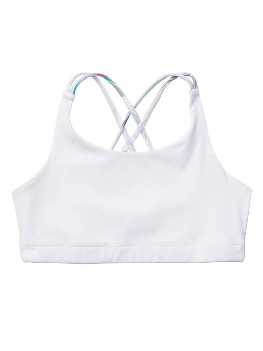 2 of 8 showing, with the color Marble Glitch of product Athleta Girl Upbeat Bra 2.0