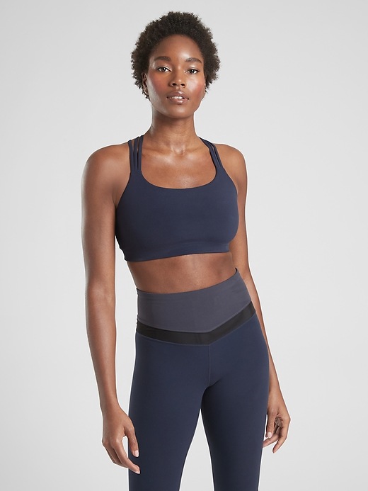2 of 8 showing, with the color Navy of product Hyper Focused Bra D-DD