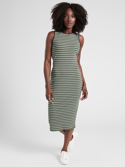 Image number 1 showing, Sunstream Striped Midi Dress