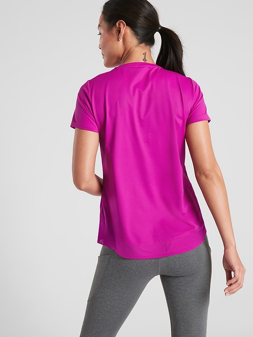 2 of 8 showing, with the color Electric Fuchsia of product Cadence Tee