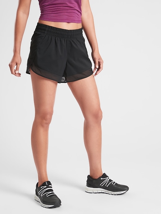 athleta black shorts