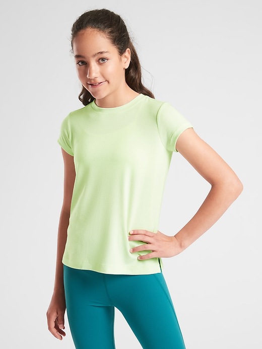 View large product image 2 of 3. Athleta Girl Twist N Shout Tee