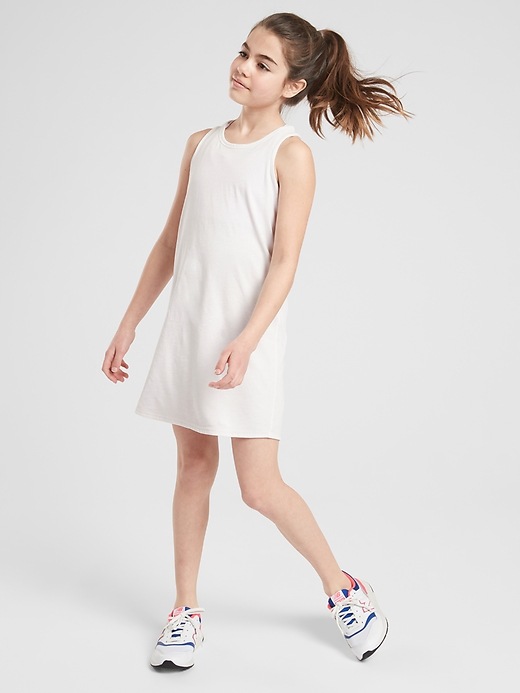 View large product image 2 of 3. Athleta Girl Reversible Too Pool For School Dress