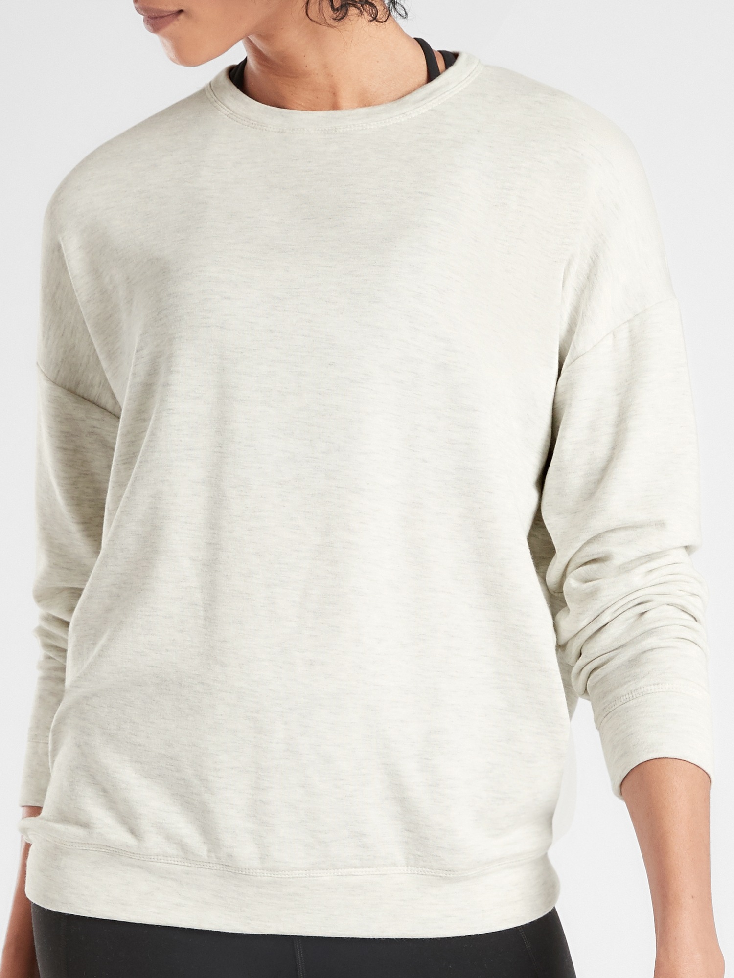 Luxe-T Logo Collar Sweatshirt